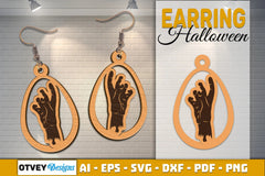 Earring Halloween Lasercut SVG Bundle - CraftNest - Digital Crafting and Art