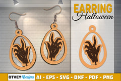 Earring Halloween Lasercut SVG Bundle - CraftNest - Digital Crafting and Art