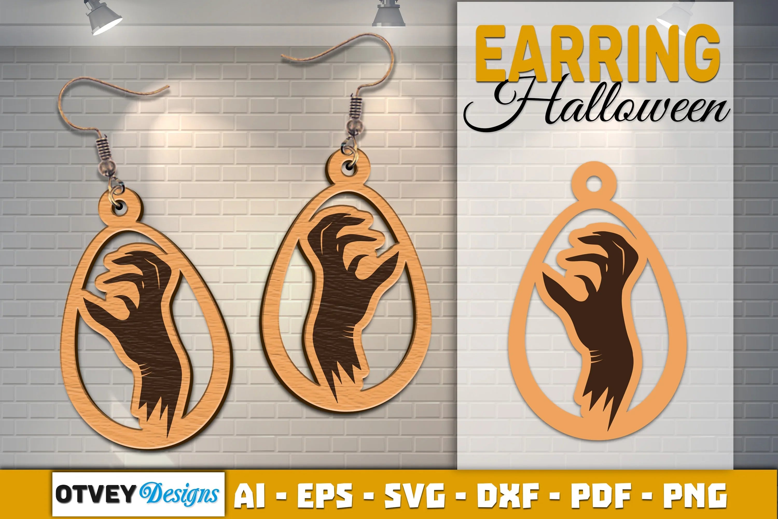 Earring Halloween Lasercut SVG Bundle - CraftNest - Digital Crafting and Art