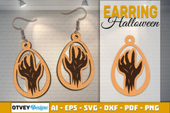 Earring Halloween Lasercut SVG Bundle - CraftNest - Digital Crafting and Art