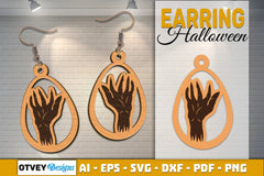 Earring Halloween Lasercut SVG Bundle - CraftNest - Digital Crafting and Art