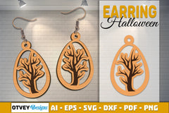 Earring Halloween Lasercut SVG Bundle - CraftNest - Digital Crafting and Art