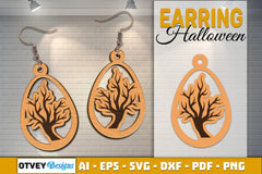 Earring Halloween Lasercut SVG Bundle - CraftNest - Digital Crafting and Art