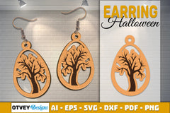Earring Halloween Lasercut SVG Bundle - CraftNest - Digital Crafting and Art