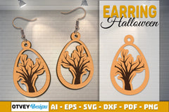 Earring Halloween Lasercut SVG Bundle - CraftNest - Digital Crafting and Art