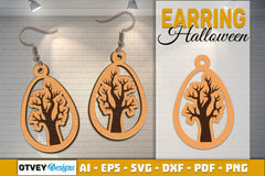 Earring Halloween Lasercut SVG Bundle - CraftNest - Digital Crafting and Art