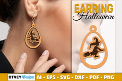Earring Halloween Lasercut SVG Bundle - CraftNest - Digital Crafting and Art