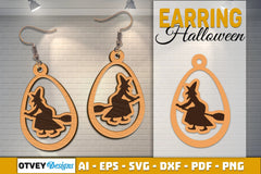 Earring Halloween Lasercut SVG Bundle - CraftNest - Digital Crafting and Art