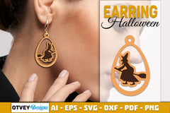 Earring Halloween Lasercut SVG Bundle - CraftNest - Digital Crafting and Art