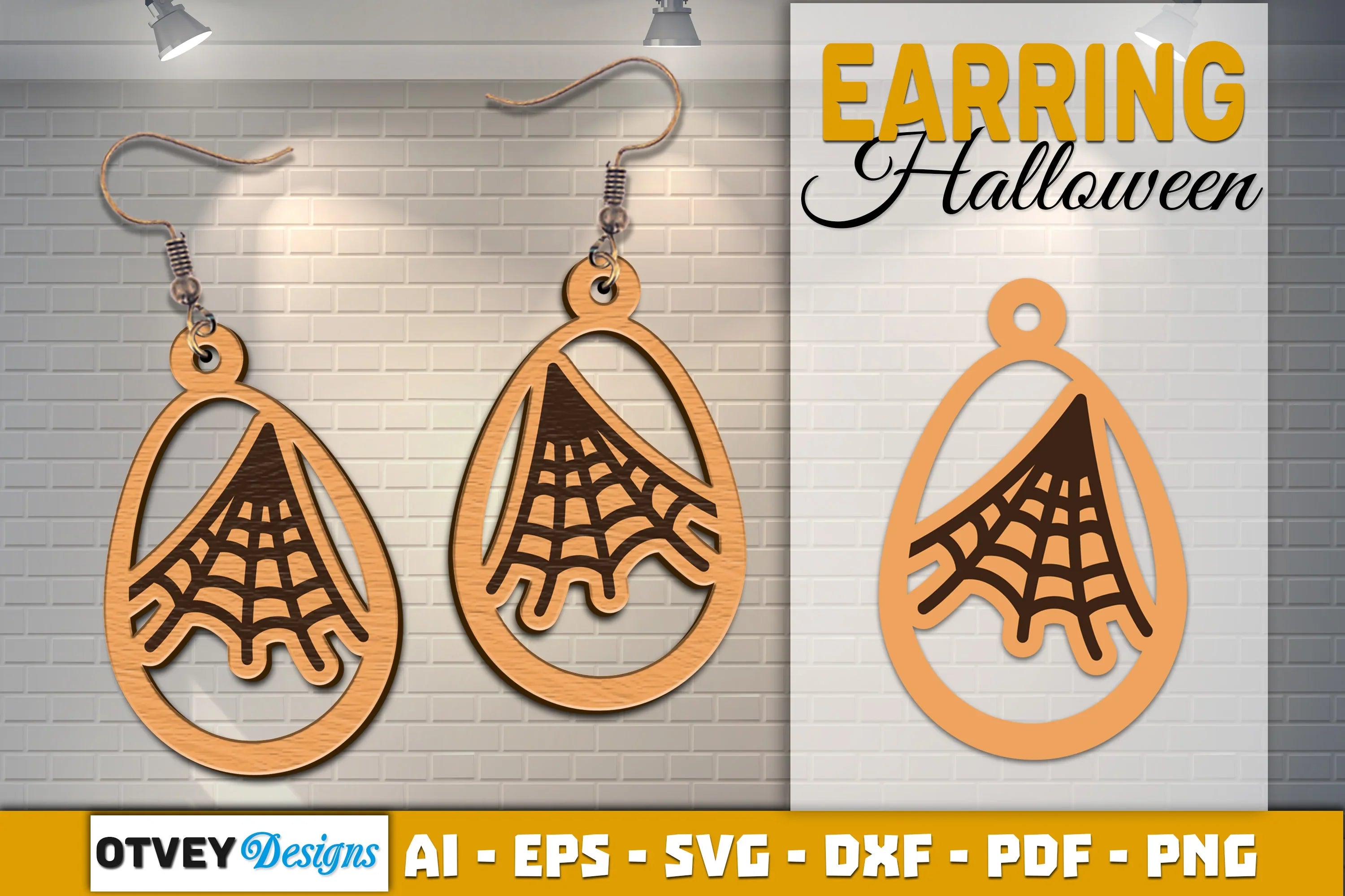 Earring Halloween Lasercut SVG Bundle - CraftNest - Digital Crafting and Art