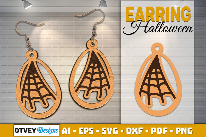 Earring Halloween Lasercut SVG Bundle - CraftNest - Digital Crafting and Art