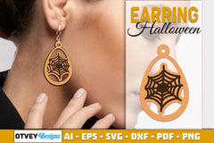 Earring Halloween Lasercut SVG Bundle - CraftNest - Digital Crafting and Art