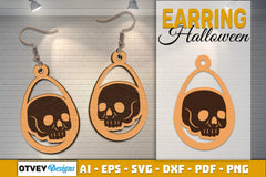 Earring Halloween Lasercut SVG Bundle - CraftNest - Digital Crafting and Art