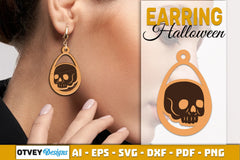 Earring Halloween Lasercut SVG Bundle - CraftNest - Digital Crafting and Art