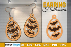 Earring Halloween Lasercut SVG Bundle - CraftNest - Digital Crafting and Art