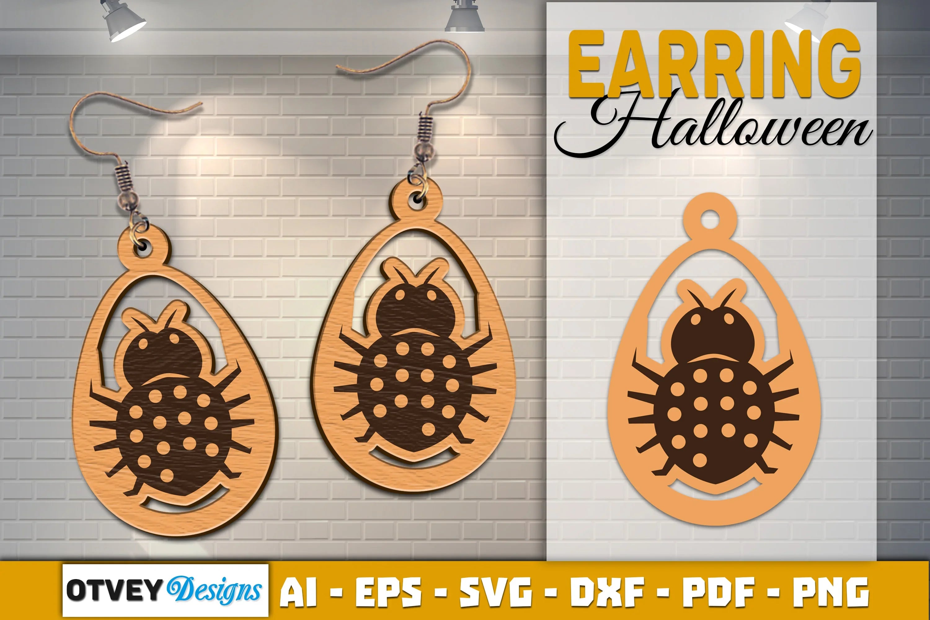 Earring Halloween Lasercut SVG Bundle - CraftNest - Digital Crafting and Art