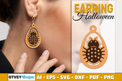 Earring Halloween Lasercut SVG Bundle - CraftNest - Digital Crafting and Art