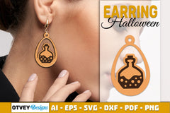 Earring Halloween Lasercut SVG Bundle - CraftNest - Digital Crafting and Art