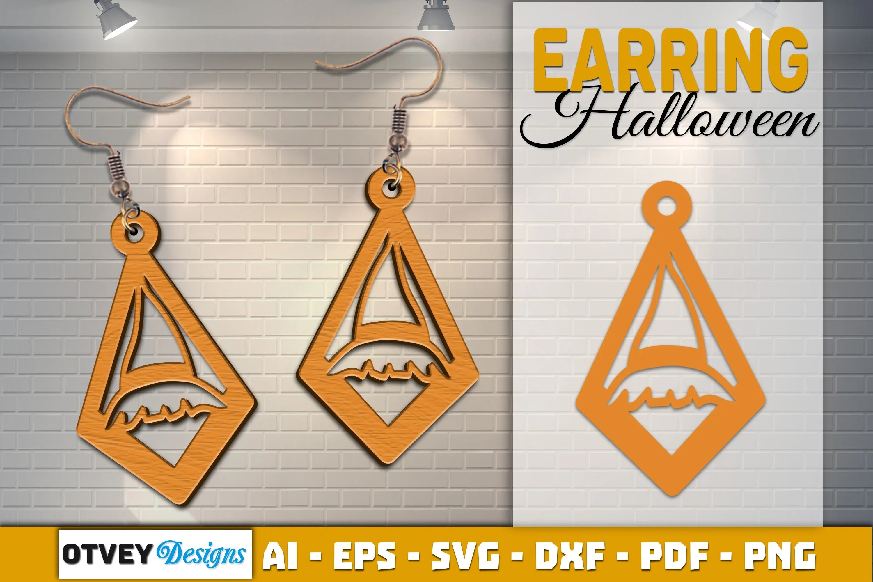 Earring Halloween Lasercut SVG Bundle - CraftNest - Digital Crafting and Art