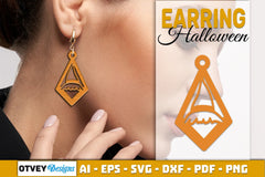Earring Halloween Lasercut SVG Bundle - CraftNest - Digital Crafting and Art