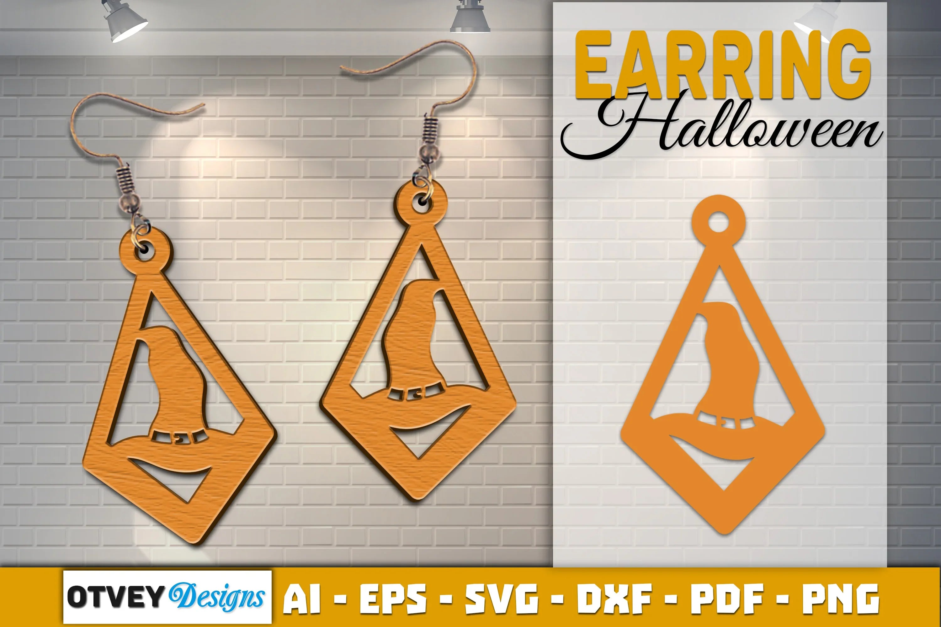 Earring Halloween Lasercut SVG Bundle - CraftNest - Digital Crafting and Art
