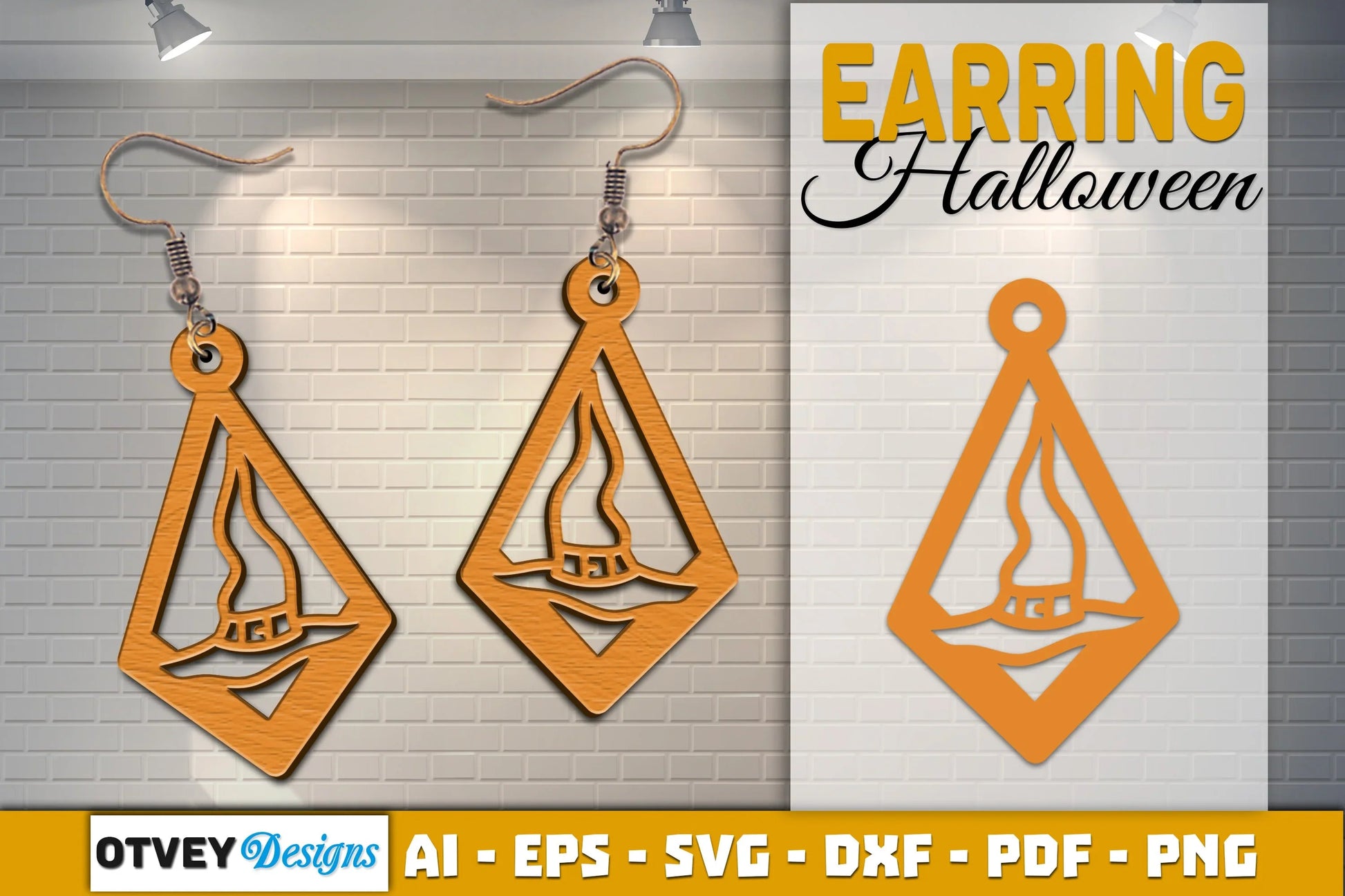 Earring Halloween Lasercut SVG Bundle - CraftNest - Digital Crafting and Art
