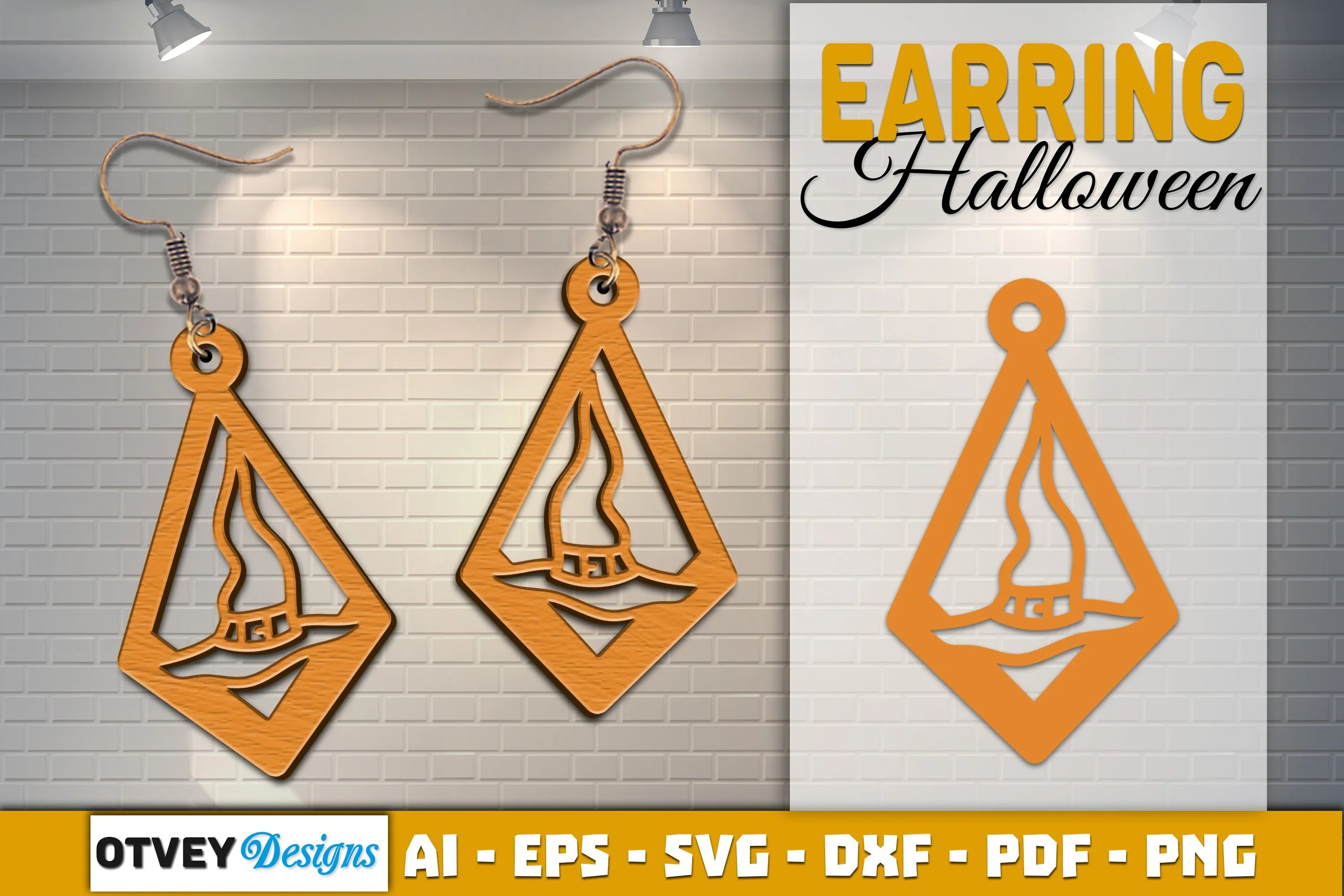 Earring Halloween Lasercut SVG Bundle - CraftNest - Digital Crafting and Art