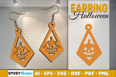 Earring Halloween Lasercut SVG Bundle - CraftNest - Digital Crafting and Art