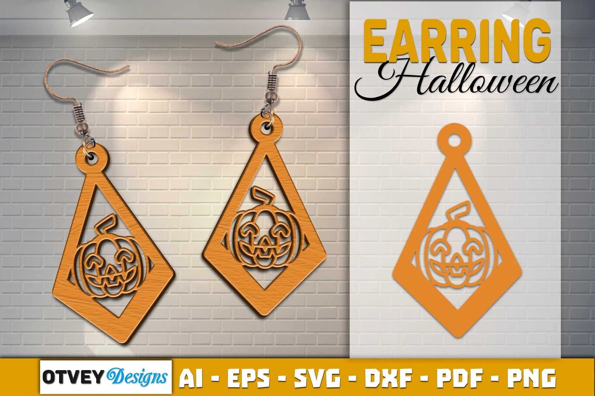 Earring Halloween Lasercut SVG Bundle - CraftNest - Digital Crafting and Art