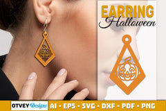 Earring Halloween Lasercut SVG Bundle - CraftNest - Digital Crafting and Art