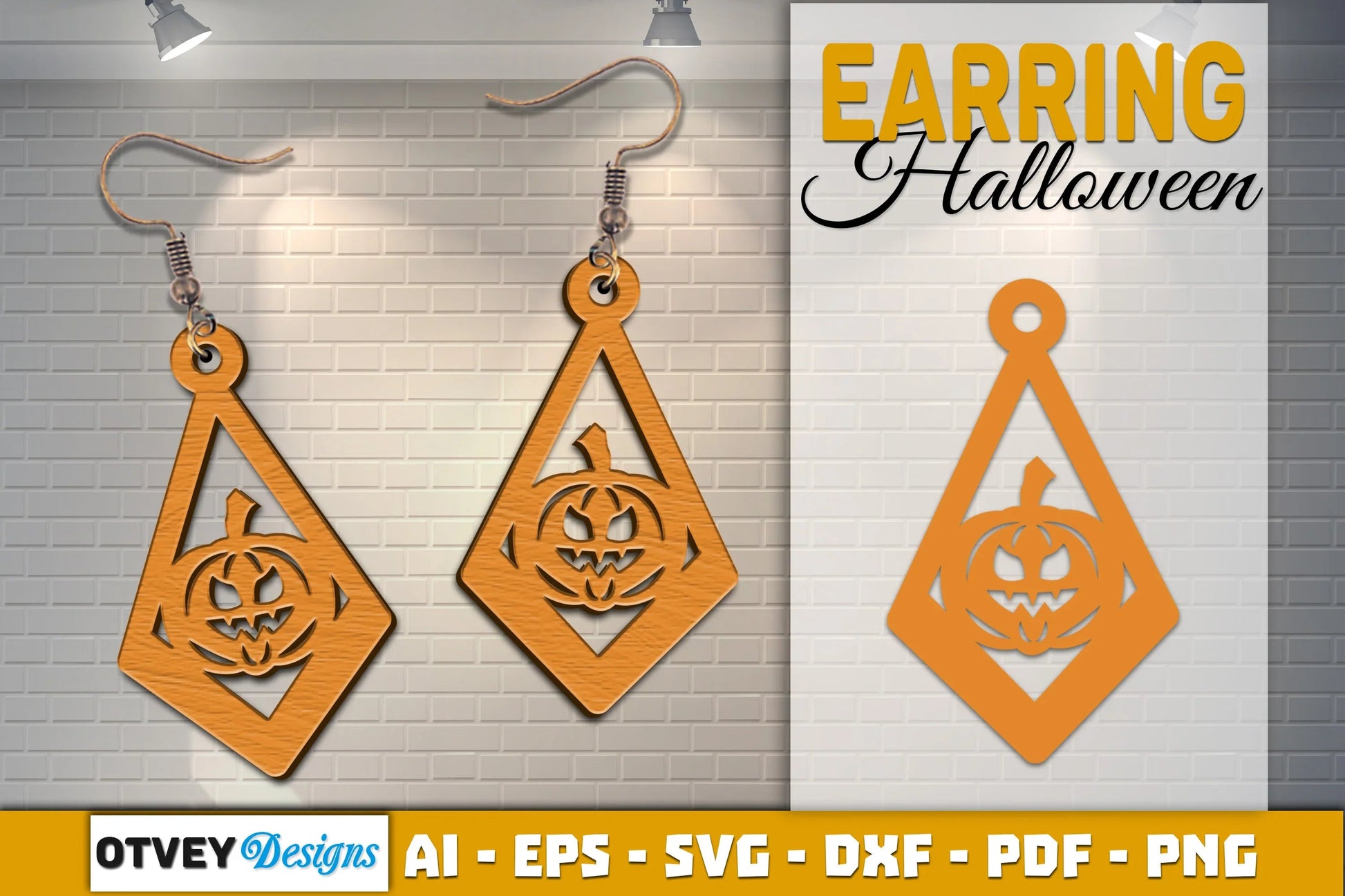 Earring Halloween Lasercut SVG Bundle - CraftNest - Digital Crafting and Art