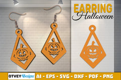 Earring Halloween Lasercut SVG Bundle - CraftNest - Digital Crafting and Art