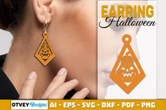 Earring Halloween Lasercut SVG Bundle - CraftNest - Digital Crafting and Art
