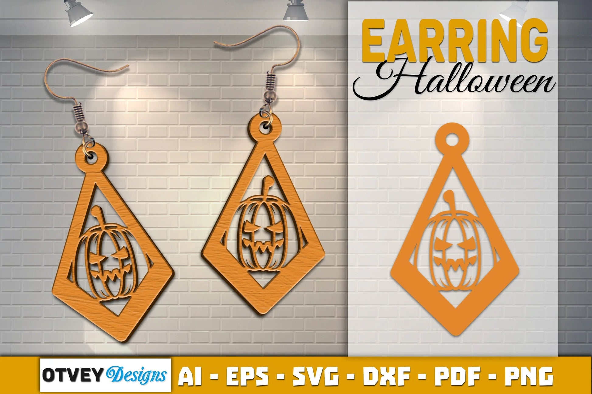 Earring Halloween Lasercut SVG Bundle - CraftNest - Digital Crafting and Art