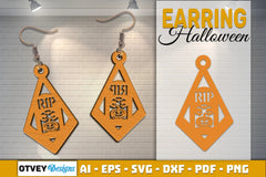 Earring Halloween Lasercut SVG Bundle - CraftNest - Digital Crafting and Art