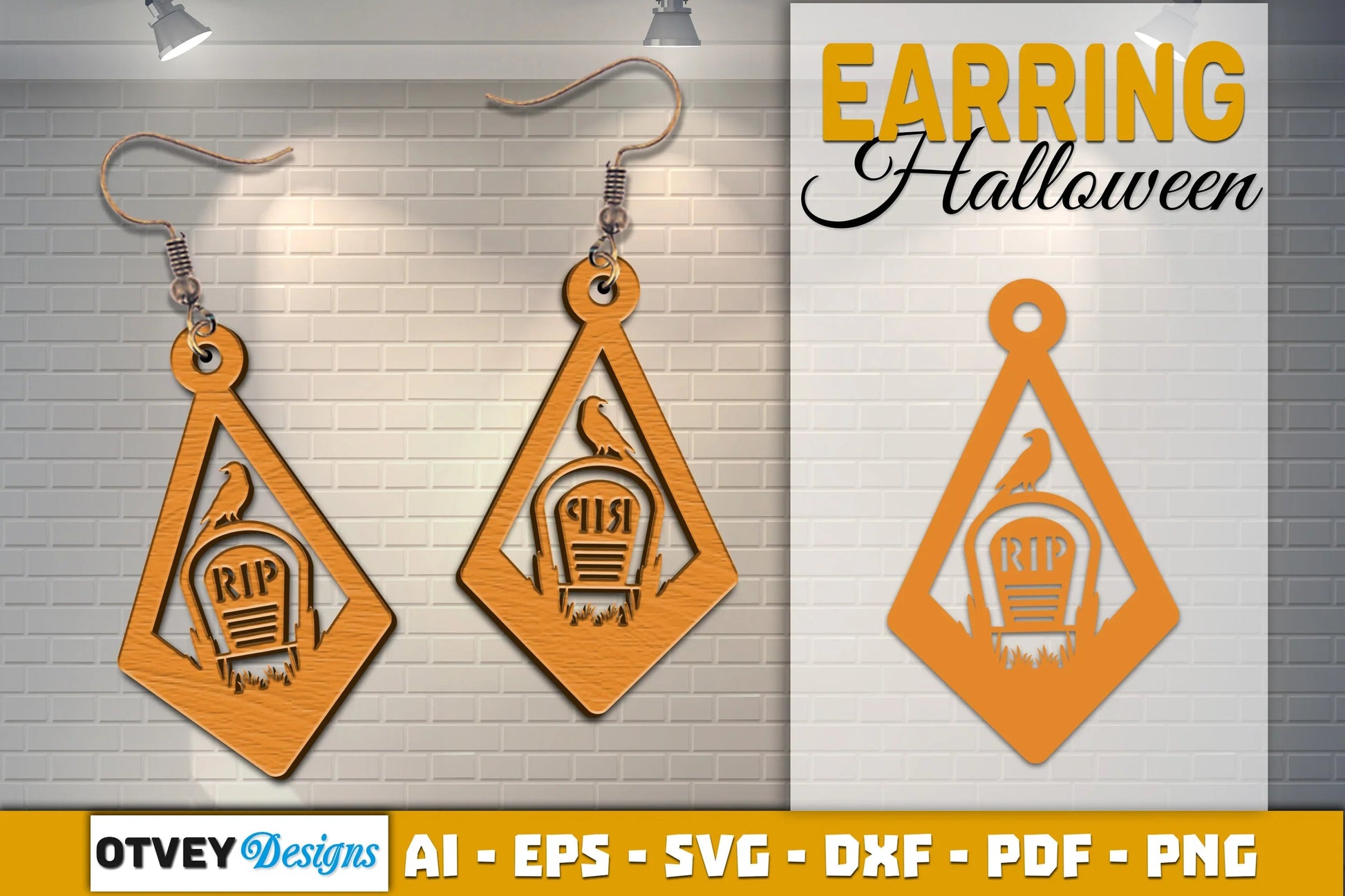 Earring Halloween Lasercut SVG Bundle - CraftNest - Digital Crafting and Art