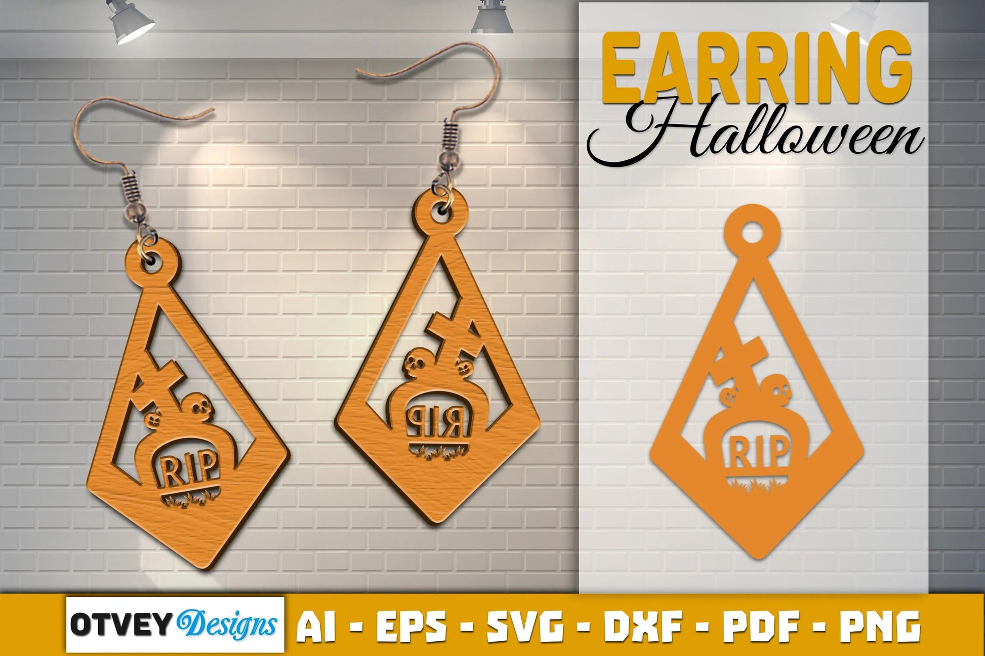 Earring Halloween Lasercut SVG Bundle - CraftNest - Digital Crafting and Art
