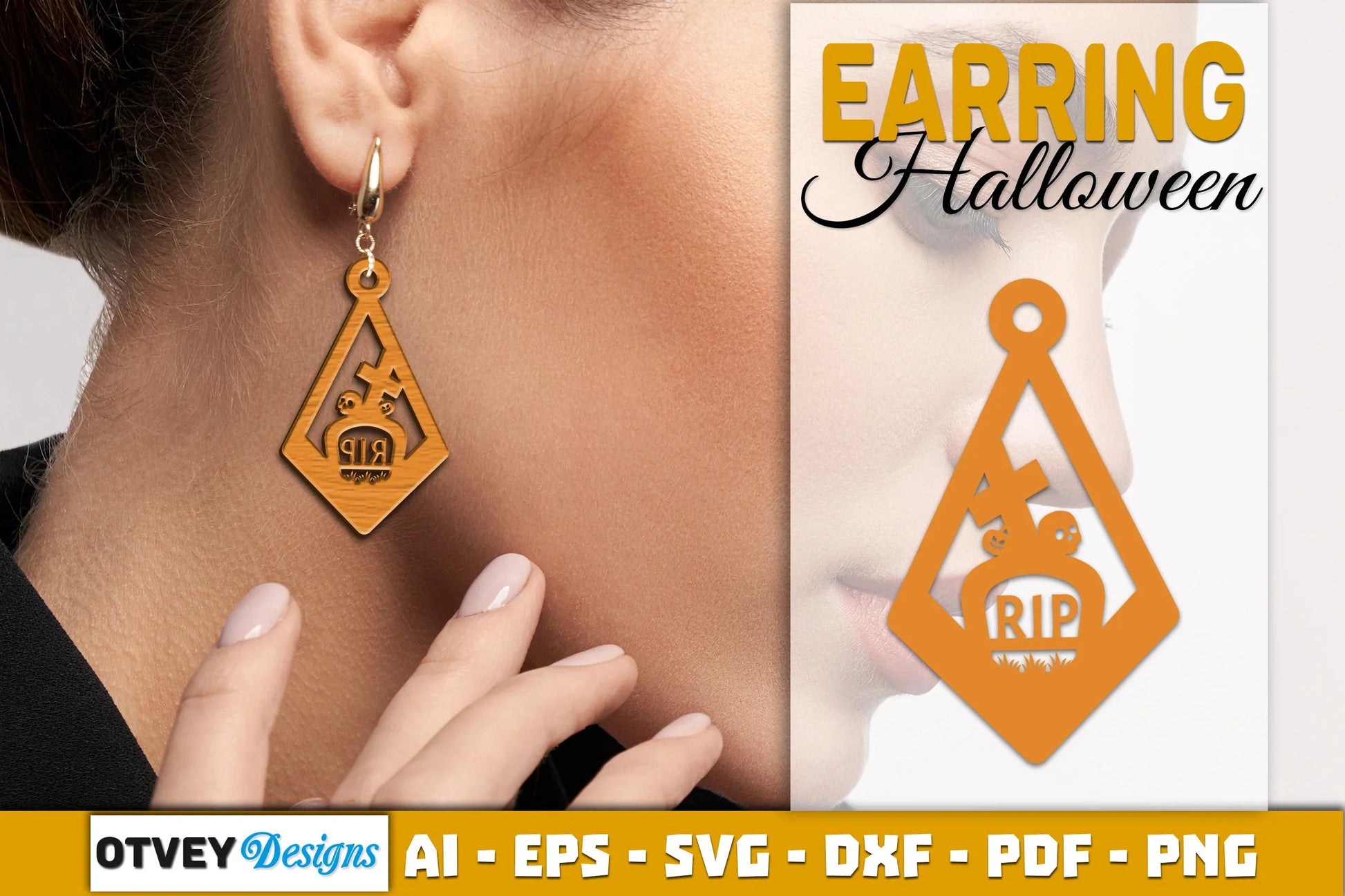 Earring Halloween Lasercut SVG Bundle - CraftNest - Digital Crafting and Art