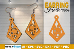Earring Halloween Lasercut SVG Bundle - CraftNest - Digital Crafting and Art