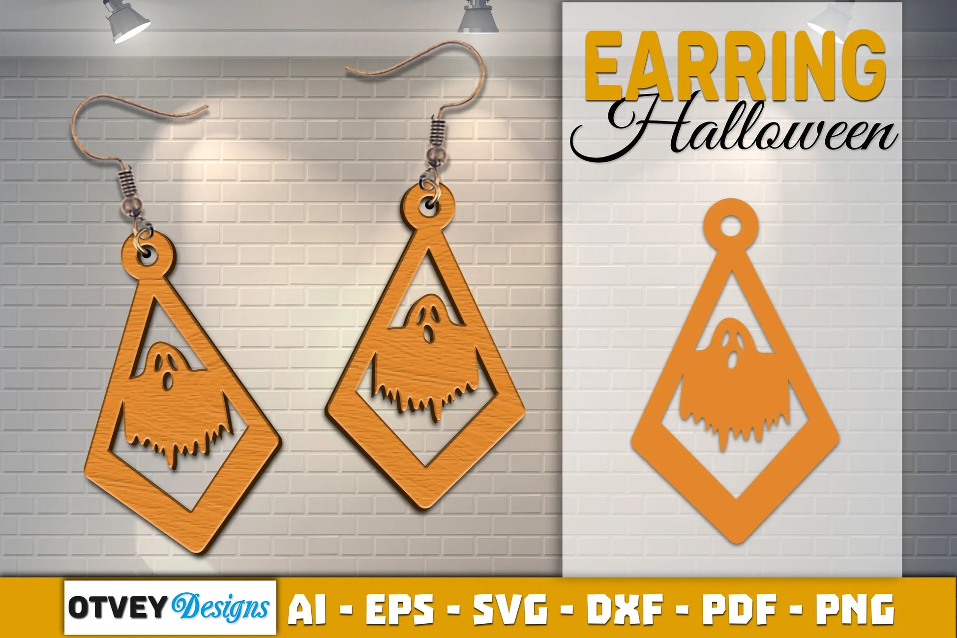 Earring Halloween Lasercut SVG Bundle - CraftNest - Digital Crafting and Art