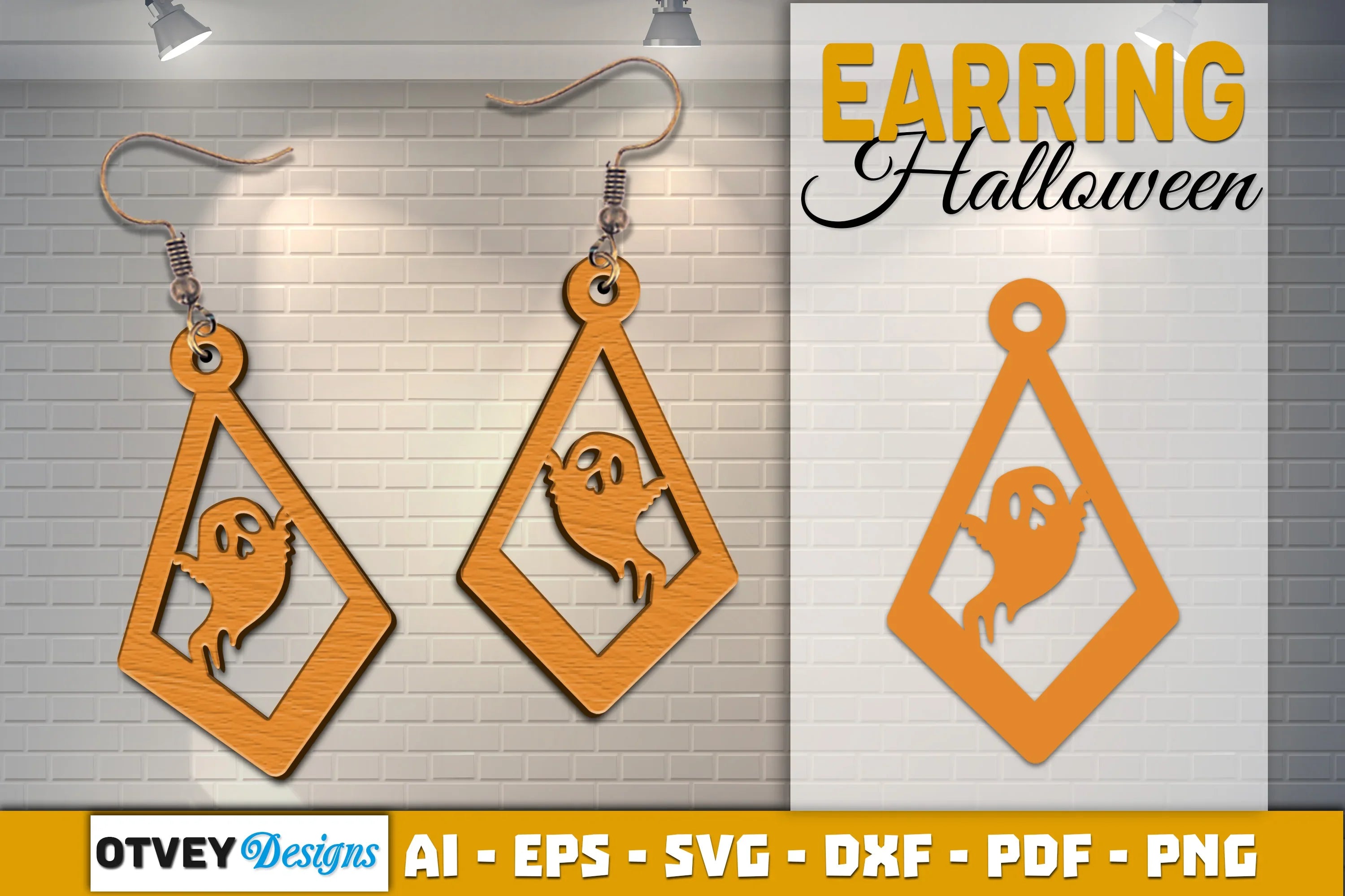 Earring Halloween Lasercut SVG Bundle - CraftNest - Digital Crafting and Art