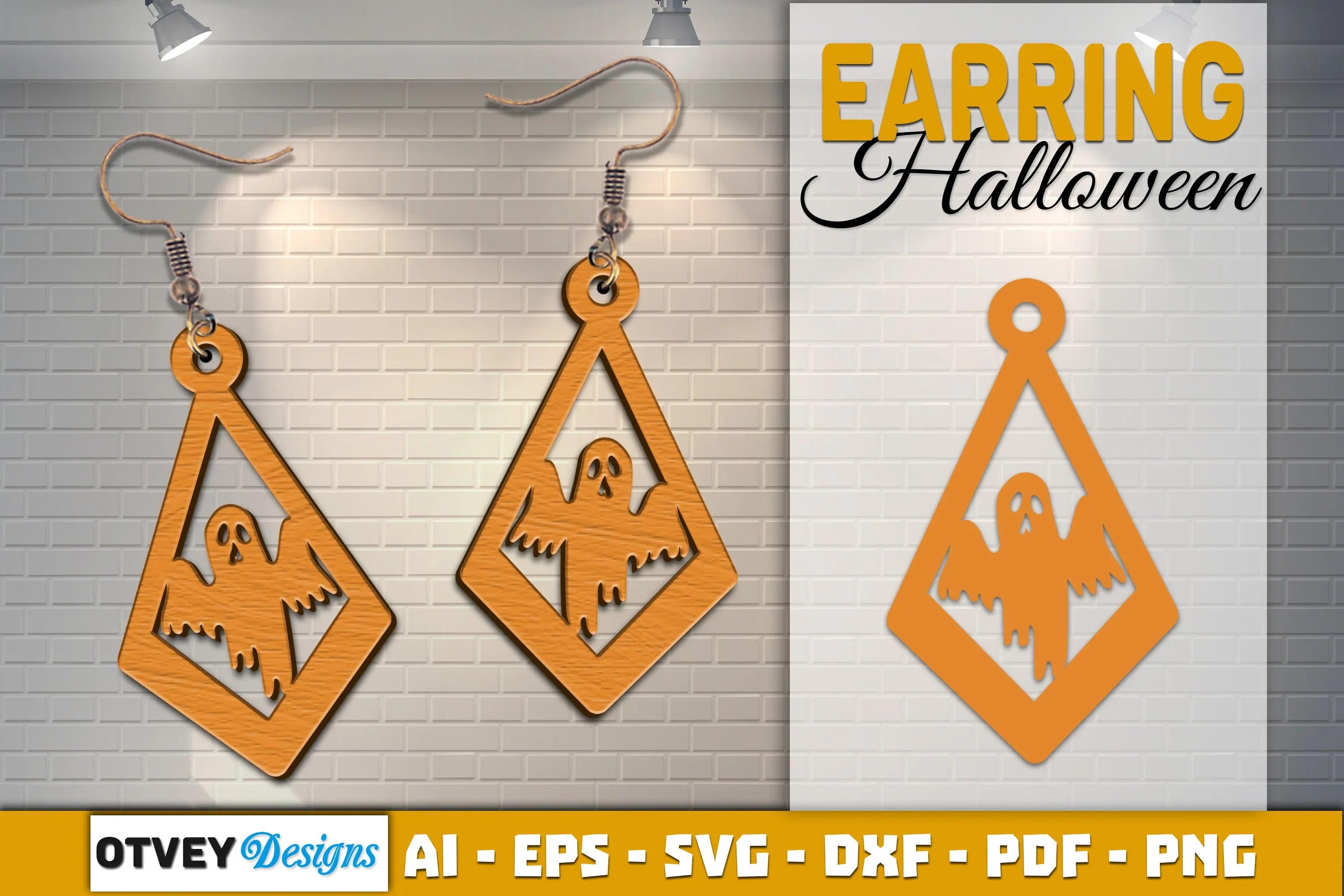Earring Halloween Lasercut SVG Bundle - CraftNest - Digital Crafting and Art
