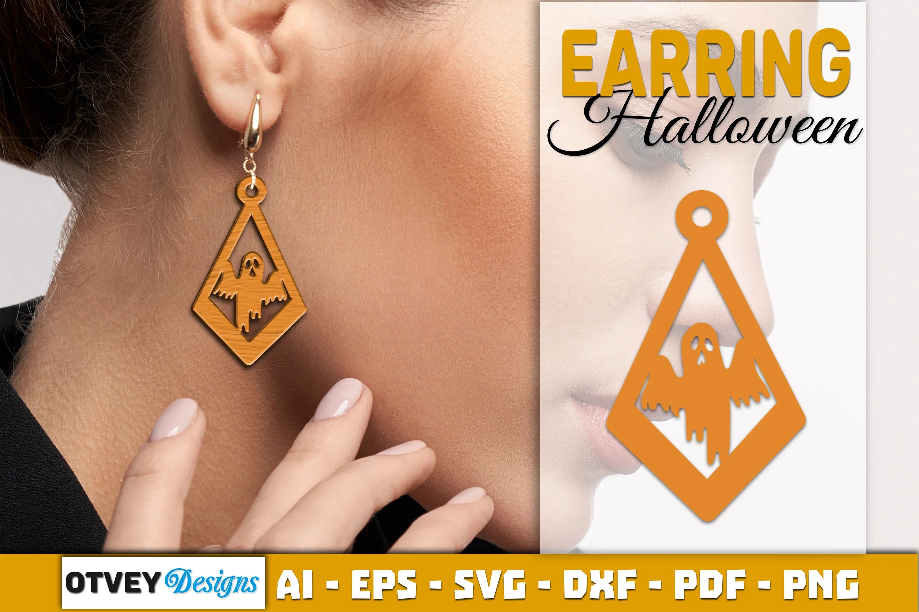 Earring Halloween Lasercut SVG Bundle - CraftNest - Digital Crafting and Art