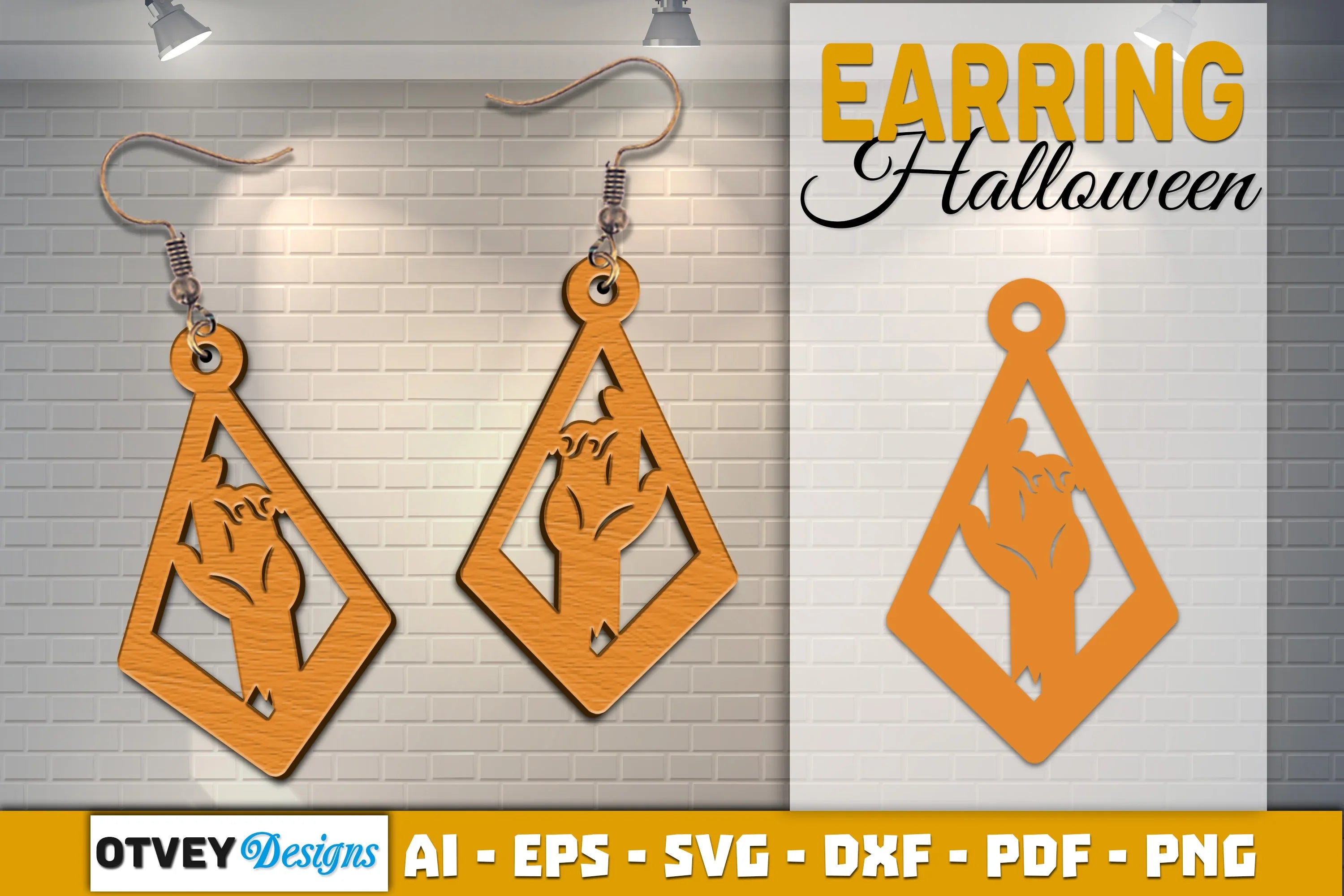 Earring Halloween Lasercut SVG Bundle - CraftNest - Digital Crafting and Art