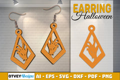 Earring Halloween Lasercut SVG Bundle - CraftNest - Digital Crafting and Art