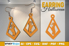 Earring Halloween Lasercut SVG Bundle - CraftNest - Digital Crafting and Art