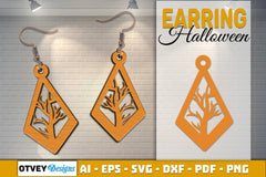 Earring Halloween Lasercut SVG Bundle - CraftNest - Digital Crafting and Art
