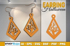 Earring Halloween Lasercut SVG Bundle - CraftNest - Digital Crafting and Art