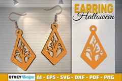 Earring Halloween Lasercut SVG Bundle - CraftNest - Digital Crafting and Art
