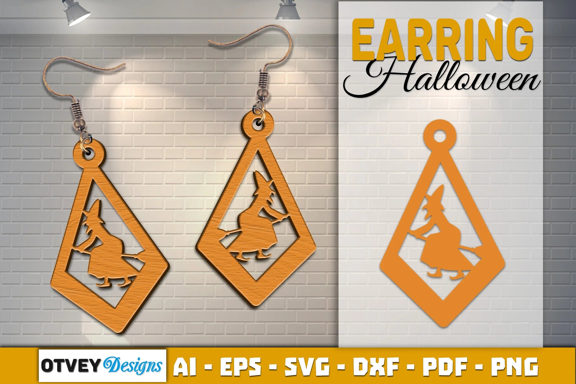 Earring Halloween Lasercut SVG Bundle - CraftNest - Digital Crafting and Art